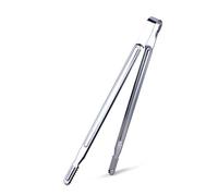 Kivivaka Pinzas de cocina de acero inoxidable de 40 cm de alto, resistentes | Utensilios para asar, barbacoa, ensalada, servir, mango ergonómico, apto para lavavajillas, paquete de 5