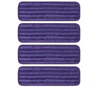 Kivivaka Recambios de almohadillas lavables para mopa Swiffer PowerMop de 13, 14, 15 pulgadas, cabezales de limpieza de microfibra reutilizables con bucle, para depurador de doble textura, suelos de