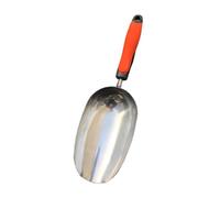 Kivivaka Rust- Paleta de mano de acero inoxidable, mango ergonómico de madera de fresno, pala de jardinería y tierra de gran capacidad
