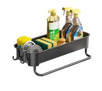 kivrimlarv Wall Sink Sponge Holder, Kitchen Sink Caddy Sponge Holder, Thicken Sink Caddy, Bathroom Drain Rack with Durable and Thickened Design for Sponges, Brushes, and Kitchen Tools