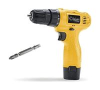 Kiwi S2205907 Set de Taladro y Accesorios, Inalámbrico, 650 Rpm, 1.3 Ah