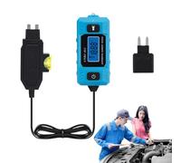 Kixolazr Comprobador de corriente eléctrico, probador de fusibles automotriz | Preciso comprobador de circuitos de corriente con pantalla LCD digital, analizador de corriente portátil multifuncional