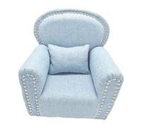 KIXZSAZ Accesorios duraderos para fotografía de bebés, minisofá-silla para fotografía de recién nacidos y elegantes arreglos para fiestas, artesanía para adultos mayores, Azul