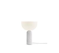 New Works Lámpara de mesa Kizu small White marble