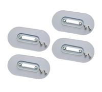 KJHBV 4 Juegos de Adhesivos sin Clavos para Montaje en Pared Diseño Ajustable y Pegamento Adhesivo sin Rastro para Todo Tipo de Superficies Lisas