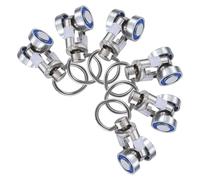KJHBV 6piezas Ruedas Guía Metálicas para Riel de Cortina con Rodamiento Accesorios para Carril de Cortina Poleas Resistentes para Deslizamiento Suave y Duradero