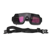 KJHBV Gafas de Soldadura Automáticas para Protección Ocular con Oscurecimiento Resistencia al Impacto y Calor, Material Abs, Color Rosa para Trabajos de Soldadura Tig y Eléctrica
