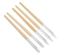 KJHBV Limpiador de Relojes Barra de Madera y Plástico, 5 Piezas para Eliminar Arañazos en Cristal y Movimiento, Herramienta Esencial para Reparación y Limpieza