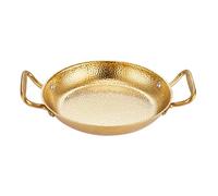 KJHBV Olla Caliente de Acero Inoxidable para Cocina Doméstica Doble Mango y Fondo Plano Adecuado para Paella y Reuniones en Dry Pot y Hot Pot