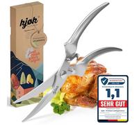 kjøk Premium Tijera para Aves de Corral de acero inoxidable - Tijera de cocina multiuso para cortar aves de corral - Tijera de trinchar para pollo, ganso o pato - Ayudante de cocina profesional