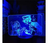 KJsdaADSA Luz de noche 3D para inodoro Hanako kun Yahiro Nene Pinky Promise LÁMPARA de anime 3D Luces de noche cambiantes de color LED Lampara -16 colores