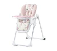 kk Kinderkraft Trona Bebé Ajustable Yummy, Bandeja, Hasta 3 Años, Rosa
