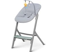 kk KinderKraft Trona para bebés LIVY + Hamaca Bebé CALMEE, Silla para toda familia, hasta 110 kg, Ajustable, Verde