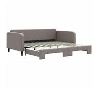 KKgypkn Cama de día extensible, color topo, 100 x 200 cm, tela 2 en 1, sofá cama de invitados con persiana para salón, dormitorio, duradera, transpirable