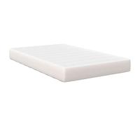 KKgypkn Colchón de cama con colchón color crema, 120 x 190 cm, tejido moderno para una comodidad y durabilidad superiores, funda transpirable, apoyo individual