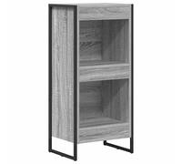 KKgypkn Marco de cama con cajones, color marrón, 120 x 200 cm, estructura de madera moderna con dos cajones espaciosos y asas de aluminio para un almacenamiento y almacenamiento óptimos