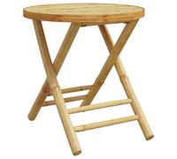 KKgypkn Mesa plegable de bambú para exteriores - Mesa de jardín de bambú duradera para terraza como mueble de jardín práctico