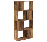 KKgypkn Mueble para televisión de madera en color marrón con compartimento abierto y diseño clásico, armario para TV marrón 60 x 24 x 125,5 cm, color marrón 60 cm de ancho para un almacenamiento