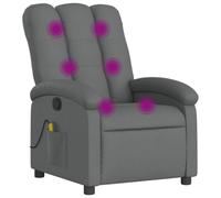 KKgypkn Sillón de relax manual con función reclinable y bolsillo lateral - Cómodo sillón de descanso con respaldo ajustable, ajuste manual y masaje vibratorio