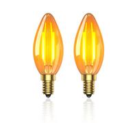 Klarlight 2,5W Bombilla LED E14 Vintage Luz Calida 2200K,C35 Vela E14 Decorativas Lombillas Lampara de Sal,Equivalente 20W, No Regulable,Paquete de 2