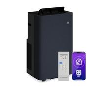 Klarstein AireLux Aire Acondicionado Portátil - 14,000 BTU, Hasta 30 m², Control App & Voz, 4-en-1 Frío & Calor, Deshumidificador, Ventilador & Modo Sueño, Operación Silenciosa, Gris oscuro