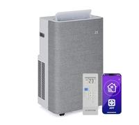 Klarstein AireLux Aire Acondicionado Portátil - 14,000 BTU, Hasta 30 m², Control App & Voz, 4-en-1 Frío & Calor, Deshumidificador, Ventilador & Modo Sueño, Operación Silenciosa, Gris