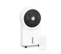 KLARSTEIN Climatizador Evaporativo, Enfriador de Aire Portátil 6L, 320 m³/h, Ruedas, Mando, Temporizador, Ventilador con Agua para Hogar & Dormitorio, White