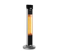 Klarstein Radiador Electrico Bajo Consumo, Calefactor para Patio o Terraza de 2000W, con Mando, Radiadores Bajo Consumo Electricos, Eficiencia IP34, Calefactores Jardín, para Exterior