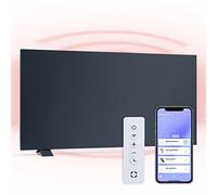 KLARSTEIN Radiador Electrico Bajo Consumo Infrarrojos, Estufa Pared 750W, App y WiFi, Detección Ventana Abierta, Temporizador, IP24, Emisor Termico, Radiadores Bajo Consumo Electricos sin CO2