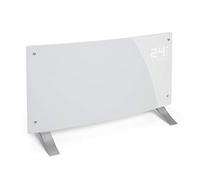 Klarstein Radiadores Bajo Consumo Electricos para Casa, Estufa Electrica de 2000W con Patas de Aluminio, Radiador Electrico Silencioso, Portátil y Delgado, Estufas con Panel para Pared y Termostato