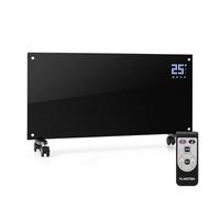 Klarstein Radiadores Bajo Consumo Electricos para Casa, Estufa Electrica de 2000W con Ruedas, Radiador Electrico Silencioso, Portátil y Delgado, Estufas con Panel para Pared, Pantalla y Termostato