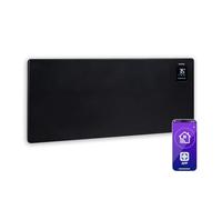 Klarstein Radiadores Bajo Consumo Electricos para Casa, Estufa Electrica de 2500W con Ruedas, Radiador Electrico Silencioso, Portátil y Delgado, Estufas con Panel para Montar en Pared y Termostato