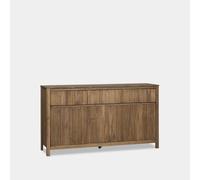KLAST Aparador Hanne de Madera Maciza con Tres cajones y Tres Puertas