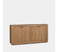 KLAST Aparador Sven de Madera Maciza con Cuatro Puertas