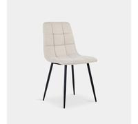 KLAST Silla de Comedor poliéster Color Beige 88 cm x 43 cm