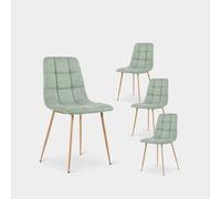 KLAST Silla de Comedor poliéster Color Menta 88 cm x 43 cm