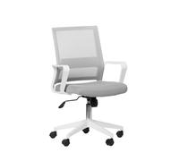 KLAST Silla de Escritorio Ergonómica Sayla en Color Gris - Refuerzo Lumbar, Reposabrazos, Altura Ajustable y Ruedas Giratorias - Ideal para Oficina o Estudio - 95/105 cm x 60 cm