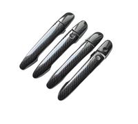 KLAUER Manija De Puerta Coche Embellecedores Adhesivos Para Manijas De Puerta De Auto Para Mazda 3 2.ª Generación BL MK3 Para Axela 2009 2010 2011 2013(Carbon 2 buttons)