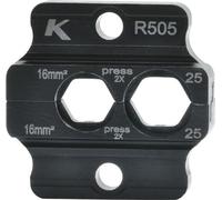 Klauke R504, accesorio para crimpadora, compatible con terminales/conectores para cable de tubo de 6-16 mm², versión estándar (R504)