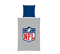 Klaus Herding GmbH NFL - Juego de Cama (Funda nórdica de 135 x 200 cm, Cierre de Cremallera, 100% algodón)