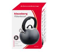 Klausberg hervidor de agua de acero inoxidable de 3 litros con silbato