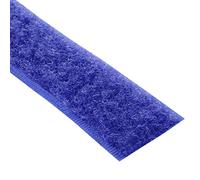 KLEBESHOP24 Cinta de bucle para coser, cinta de flojelo, loop tape, sin adhesivo/azul, 20 mm x 3 m