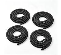 KLEHOPE Juego de 4 espirales de cable de 100 cm, protección flexible para | 4 piezas de policarbonato negro recortable flexible para Xiaomi 1S, M365, Pro, Ninebot Scooter. Gestión de cables ordenada
