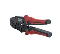 Klein Tools 3005CR - Crimpadora de cables con terminal aislado de trinquete para cable y cable de cobre de 10 a 22 AWG