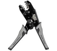 Klein Tools 3010CR MC4 Crimpadora solar de trinquete para conectores fotovoltaicos de alambre de cobre trenzado de 10-14 AWG
