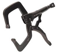 Klein Tools 38632 Alicates de bloqueo de abrazadera en C con mandíbulas estándar, perilla intuitiva, abrazadera ajustable para el hogar, tienda, carpintería, 11 pulgadas
