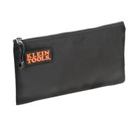 Klein Tools 5139B Bolsa con cremallera, bolsa de herramientas de nailon Cordura con cierre de cremallera de nailon resistente, 12-1/2 pulgadas, negro