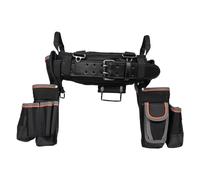 Klein Tools 55428 Tradesman Pro Electrician's - Cinturón acolchado para herramientas y bolsa de herramientas para mayor comodidad y durabilidad, tamaño grande