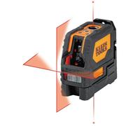 Klein Tools 93LCLS - Nivel láser de línea cruzada con punto de plomada, autonivelante, incluye abrazadera de montaje magnética