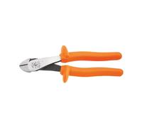 Klein Tools Alicates D248-8-INS, fabricados en Estados Unidos, alicates de corte diagonal aislados con cabeza en ángulo, diseño de alto apalancamiento y agarres de 1000 V, 8 pulgadas